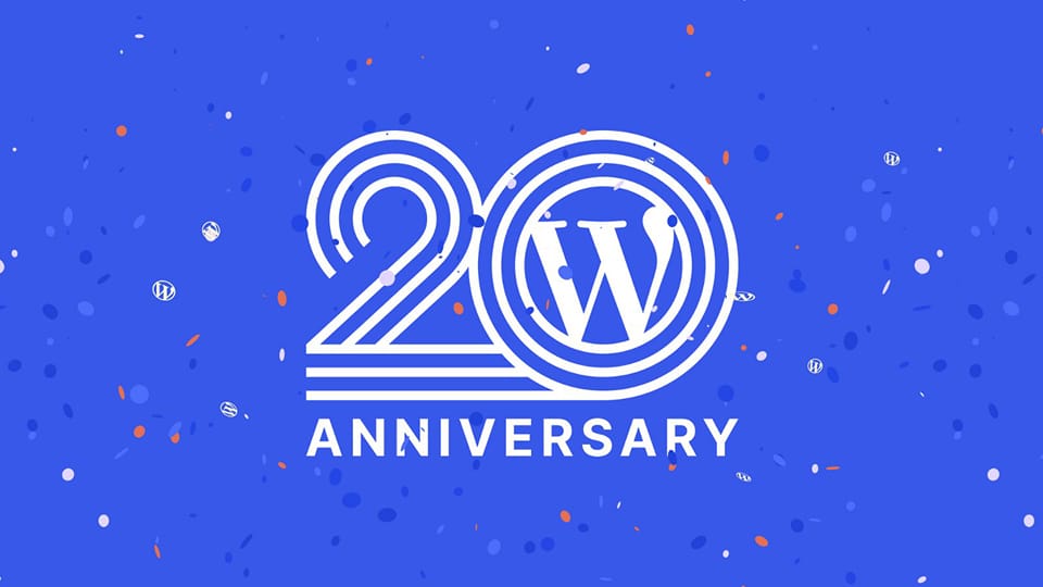 wordpress 20th anniversary